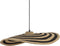 PTMD Loulou Natural Seagrass Wavy Hanging Lamp S