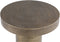 PTMD Lox Gold Metal Sidetable Massive Construct Round