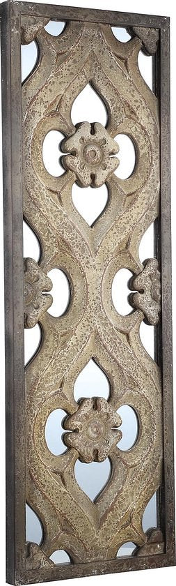 PTMD lucien goud houten muur paneel spiegel