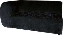 PTMD Lujo sofa anthr 0504 fiore fabric 2 seater arm L