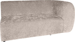 PTMD Lujo sofa white 9852 fiore fabric 2 seater arm R