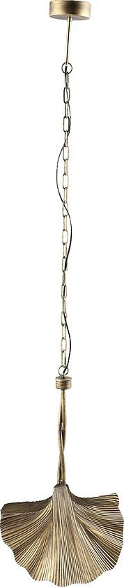 PTMD Lyndy Hanglamp Schelp - 38,5 x 38 x 48 cm - Metaal - Goud