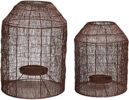 PTMD Maddin Lantaarn - 28 x 28 x 38 cm - Ijzer - Koper