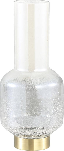 PTMD Madelin Vaas - 14 x 14 x 32 cm - Glas - Goud
