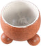 PTMD Malinda Orange Ceramic Pot Round Shape Round LegXL