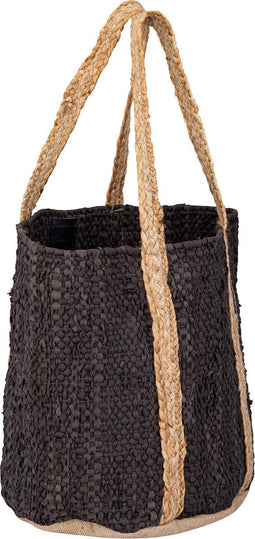 PTMD Mand Cherree - 50x48x48 cm - Jute - Zwart