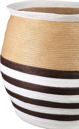 PTMD Manden Melano - 58x58x55 cm - Papier - Bruin - Set van 3