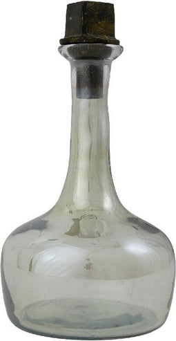 PTMD Manu Fles Decoratief - H33 x Ø17 cm - Glas - Transparant