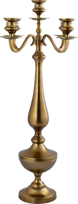 PTMD Manuelle Gold Casted Alu Candle Holder L