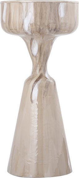 PTMD Maran Cream Shiny Ironsidetable Round L