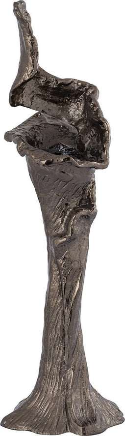 PTMD Mataly Brass Casted Alu Candle Holder L