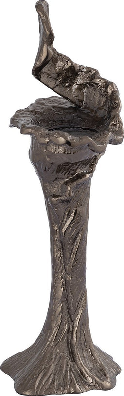 PTMD Mataly Brass Casted Alu Candle Holder S