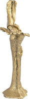PTMD Mataly Gold Casted Alu Candle Holder L