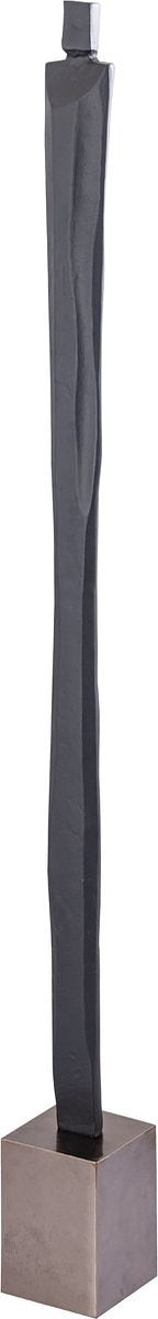 PTMD Mathias Black Alu Statue Human Shaped Large