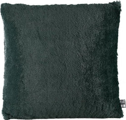 PTMD Mattie Vierkant Kussen - 45 x 10 x 45 cm - Vegan Bont - Groen