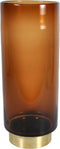 PTMD Maureen Vaas - 18 x 18 x 45 cm - Glas - Bruin