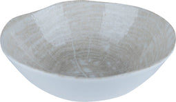 PTMD Mavry Schaal - 16 x 16 x 4.5 cm - Porselein - Creme