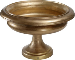 PTMD Maxx bronskleurige pot op voet maat in cm: 70 x 38 x 40 - Goud