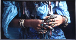 PTMD - Melani Glass Art - Wanddecoratie - Black