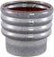PTMD Melisa Grey Glazed Ceramic Round Pot Layers L