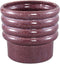 PTMD Melisa Purple Glazed Ceramic Round Pot Layers L