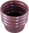 PTMD Melisa Purple Glazed Ceramic Round Pot Layers L