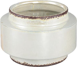 PTMD Melodi Pearl Ceramic Pot Round Shiny M