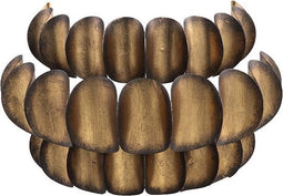 PTMD Merck Wandlamp - 46 x 24 x 28,5 cm - Metaal - Messing