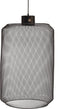 PTMD Mesh Black Iron Hanging Lamp Round L