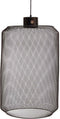 PTMD Mesh Black Iron Hanging Lamp Round L