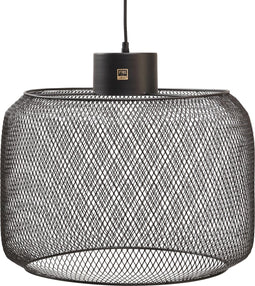 PTMD Mesh Black Iron Hanging Lamp Round S