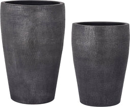 PTMD Mialee Antracite Aluminum Pot Round Large SV2