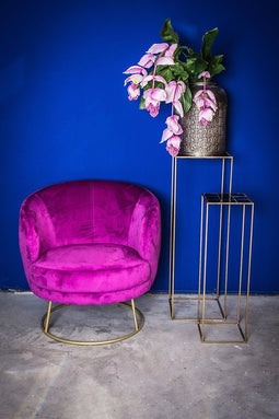 PTMD micha zwart metalen planttafel vierkant set v