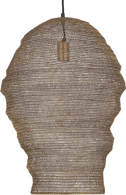 PTMD Miko Brass Iron Wired Hanging Lamp See Through L