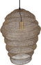 PTMD Miko Brass Iron Wired Hanging Lamp See Through S