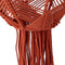 PTMD Milley dark orange cotton macrame hanging lamp