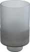 PTMD Miral Grey Glass Round Stormlight Frosted BottomL