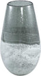 PTMD Mist Vaas - 16 x 16 x 28 cm - Glas - Grijs