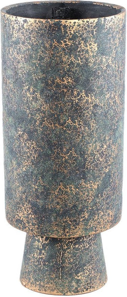 PTMD Mister Black Cement Pot Rough Color Round High M