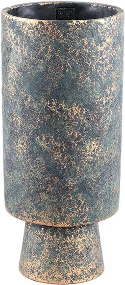 PTMD Mister Black Cement Pot Rough Color Round High S