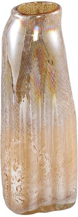 PTMD Moon Vaas - 11 x 9 x 30 cm - Glas - Oranje