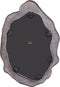 PTMD Morina Black Alu Mirror Organic Oval Shape