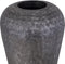 PTMD Mumbay Black Brushed Aluminum Pot Round L