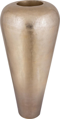 PTMD Mumbay Champagne Aluminum Pot Round L