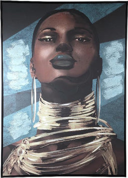 PTMD Muniba Liver Polyesterpainting RectanglewomanfaceL