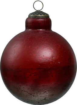 PTMD Mustard Kerstbal - H15 x Ø15 cm - Glas - Paars