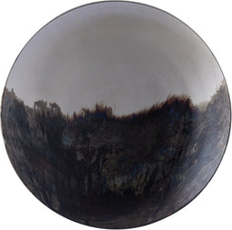 PTMD Mykelti Schaal - 60x60x8 cm - Ijzer - Zilver