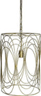 PTMD Nadia Hanglamp - 35 x 35 x 58 cm - Ijzer - Goud - Goud