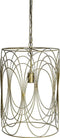 PTMD Nadia Hanglamp - 35 x 35 x 58 cm - Ijzer - Goud - Goud