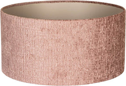 PTMD Nairobi Old Pink Fabric Lampshade Round L